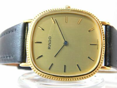 RADO 204.3610.2 MEN'S GOLD VINTAGE WATCH SWISS MADE QUARTZ