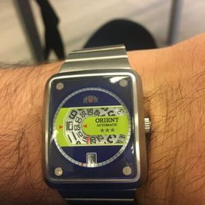 Orient Eram-c0 Jump Hour Automatic Watch Rare | WatchCharts