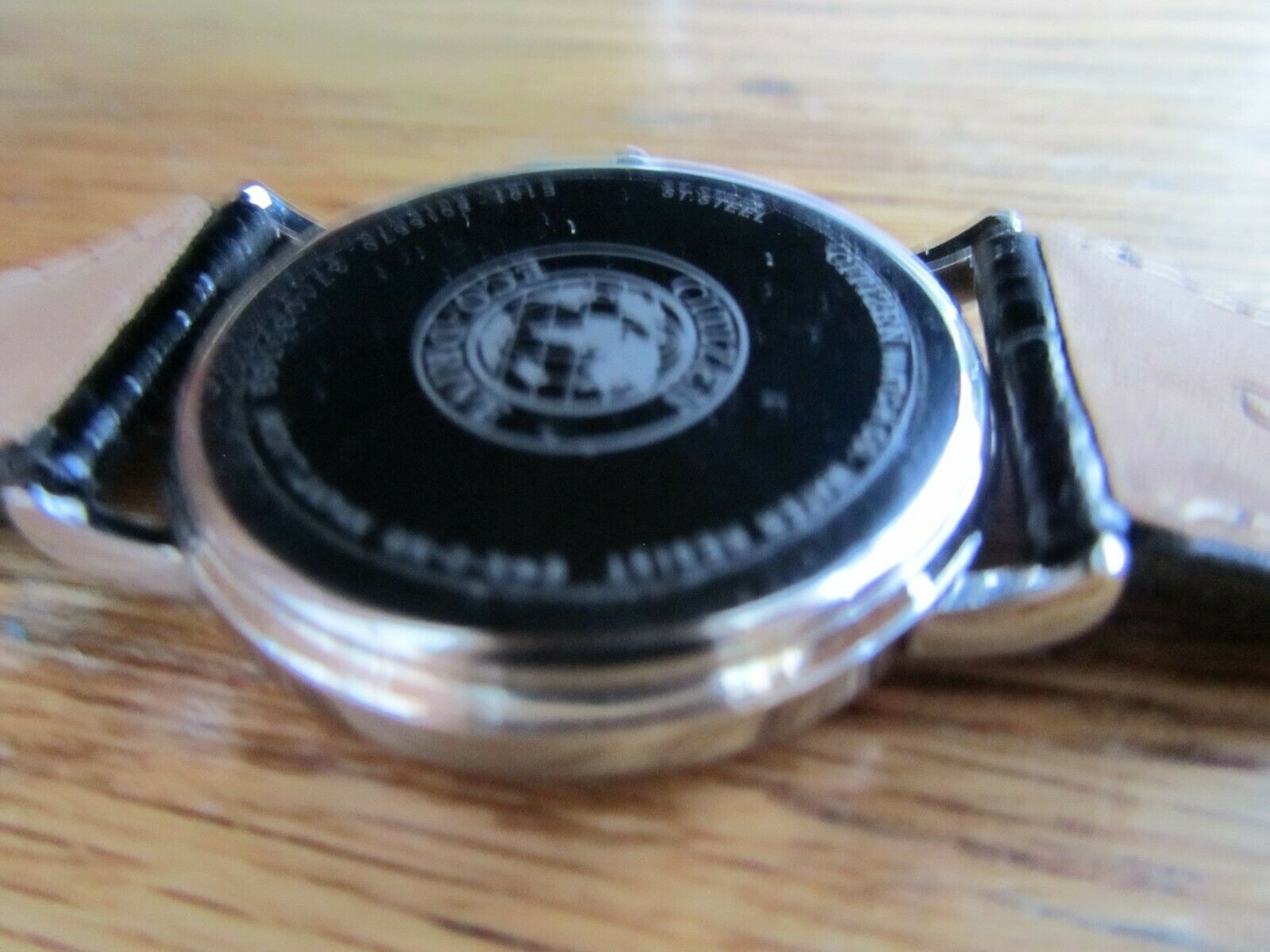 Citizen Eco-Drive e101-S015570 Black Leather Strap Movt JAPAN