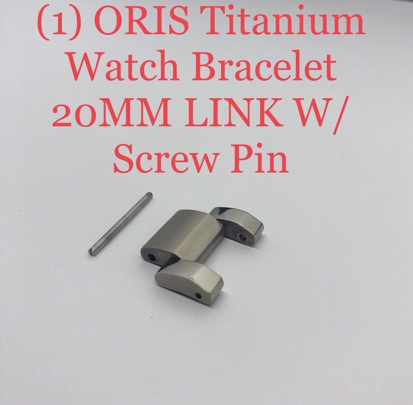 1 ORIS Titanium 20MM LINK W Screw Pin for Men s Diver Bracelet