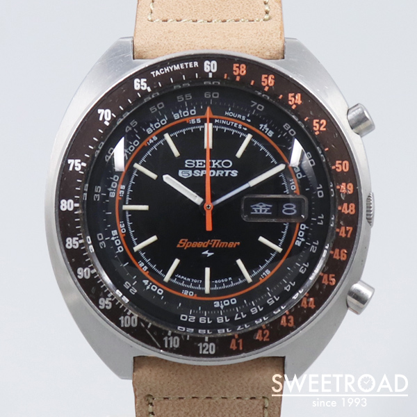 Kawasaki store [Seiko] 5 sports speed timer/rally meter/Ref.7017-6050 ...