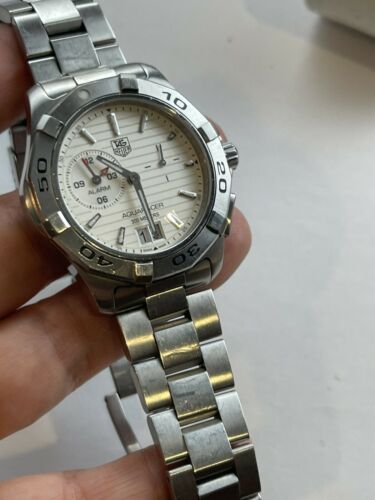 TAG Heuer Aquaracer 300M WAP111Y Stainless Steel Alarm Quartz