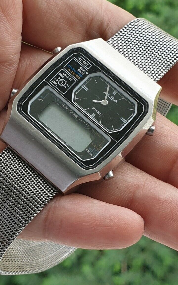Seiko Alba Ana-Digi Y651-5090 Japan Digital Watch parts repair