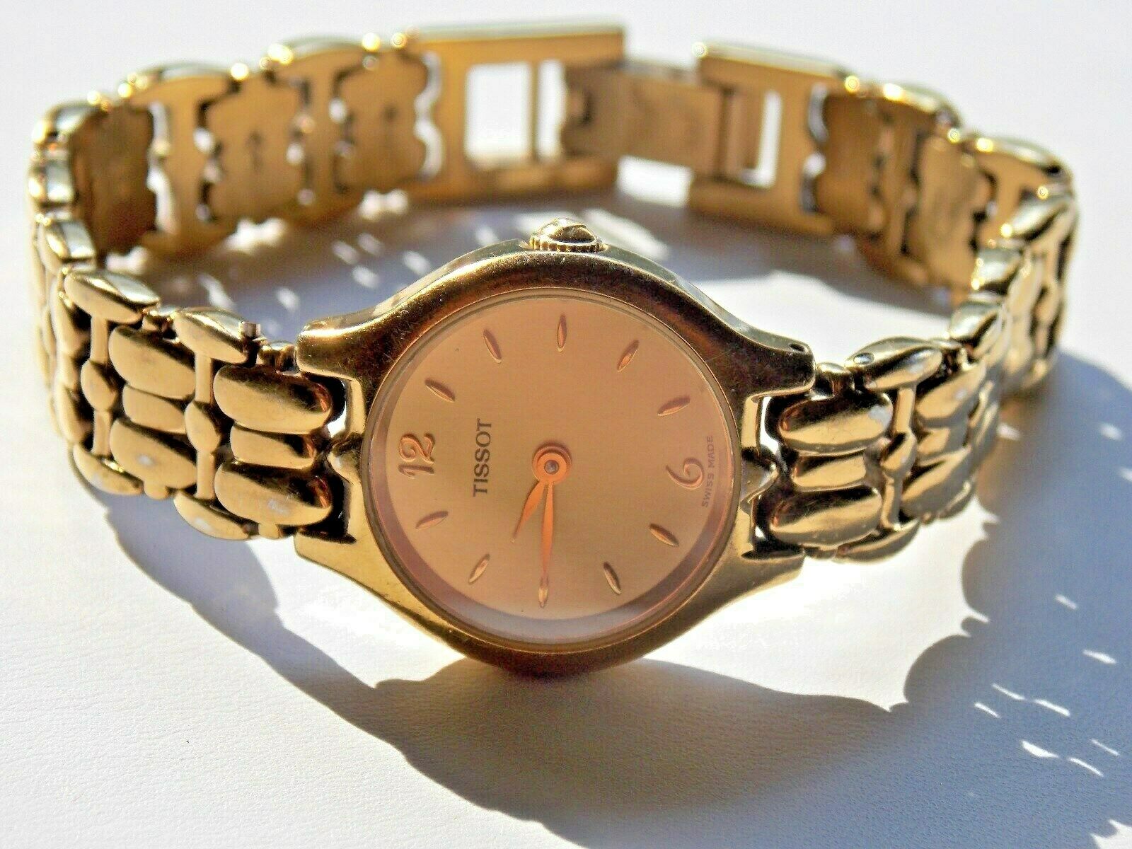 Tissot Swiss Women's Watch Gold Tone Stainless Steel E421 Tissot Swiss Women's Watch Gold Tone Stainless Steel E421