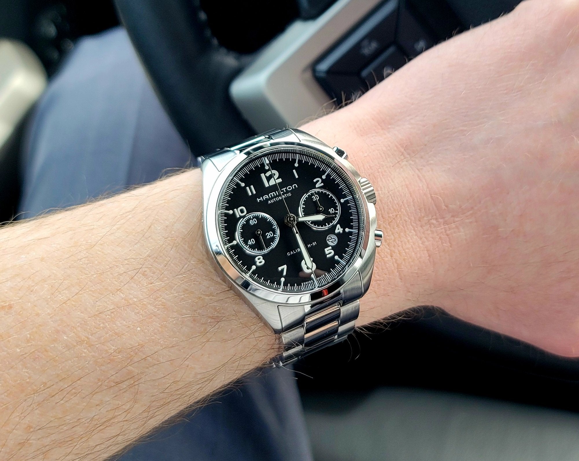 Hamilton pilot pioneer outlet auto chrono