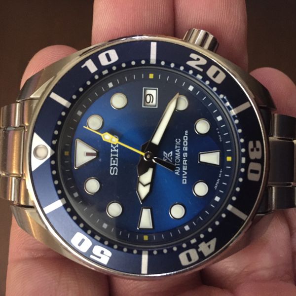 Seiko Coral Blue Sumo SBDC069 | WatchCharts Marketplace