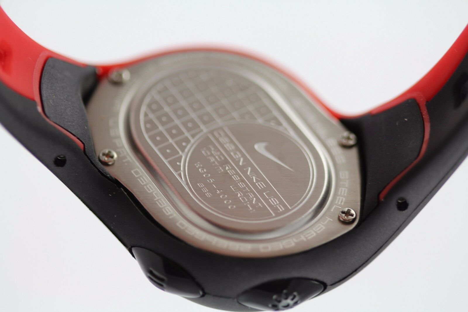 NIKE TRIAX FURY 赤×黒 Nike Triax Fury 50 Watch Regular WR0141-012 Black/Red