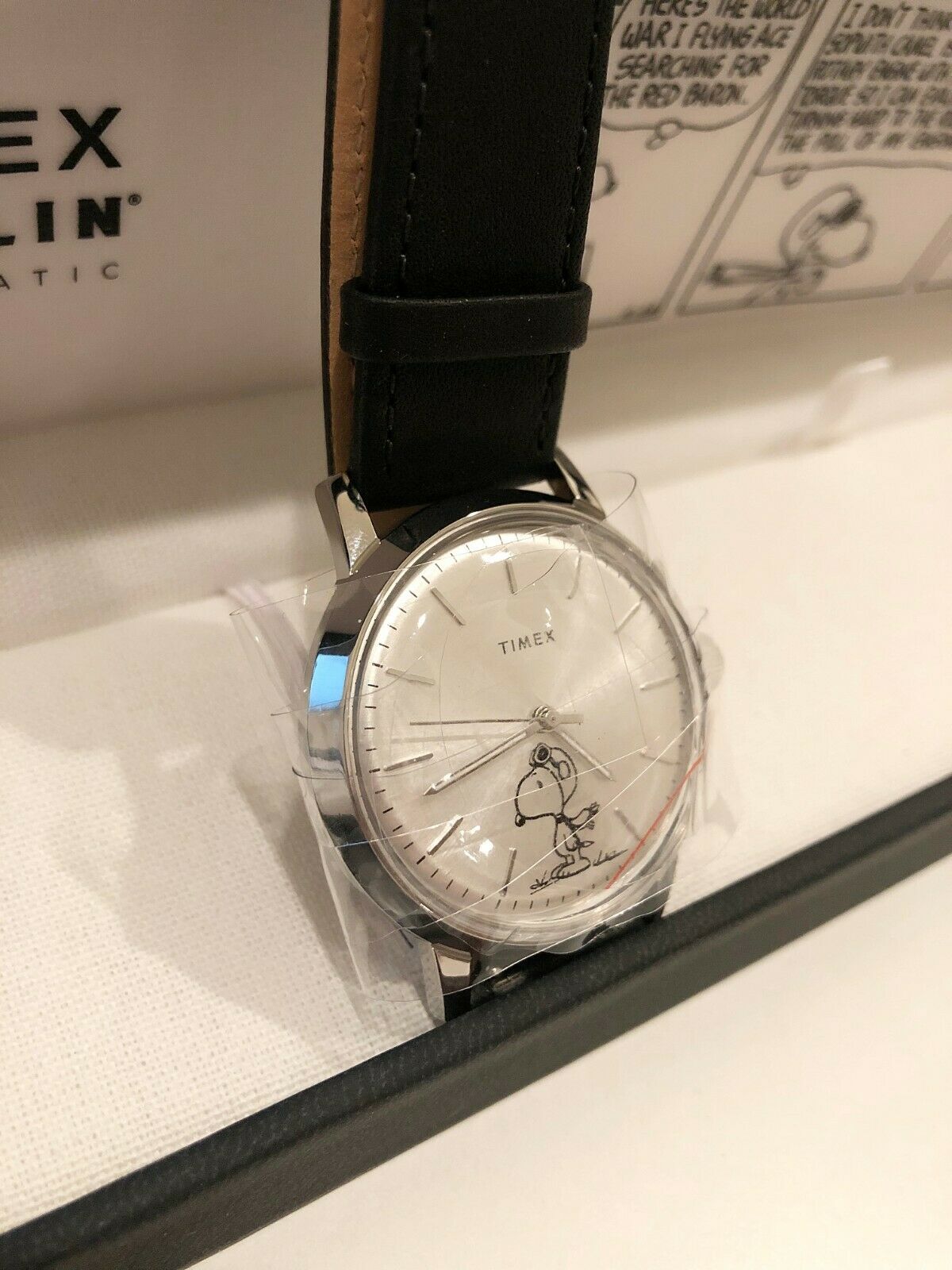 いいスタイルいいスタイル新品 Timex Marlin スヌーピー Flying Ace