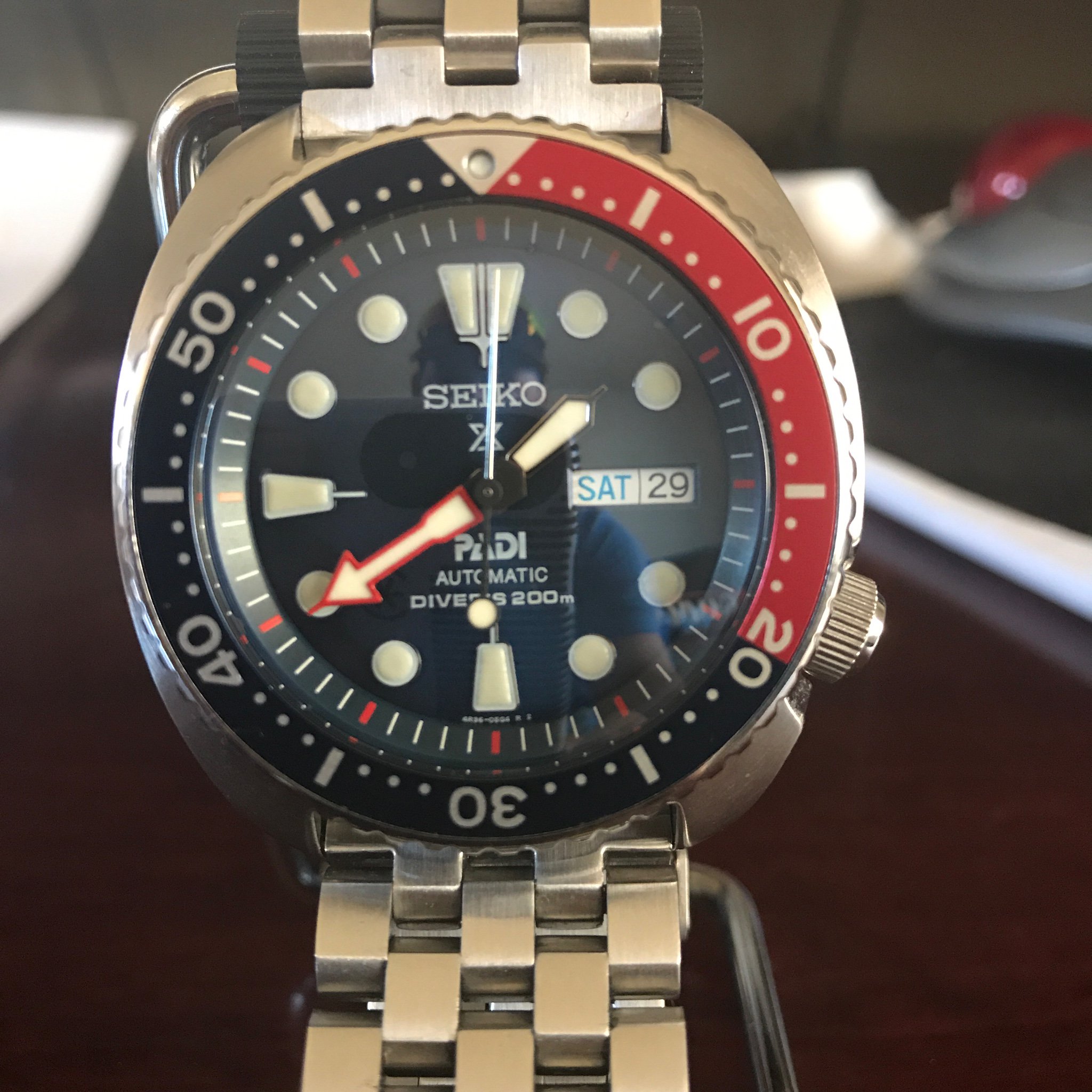 Seiko turtle hot sale double dome