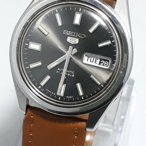 Vintage Seiko 5 Automatic 6119-8083 Men 21 Jewels Watch 1969 | WatchCharts