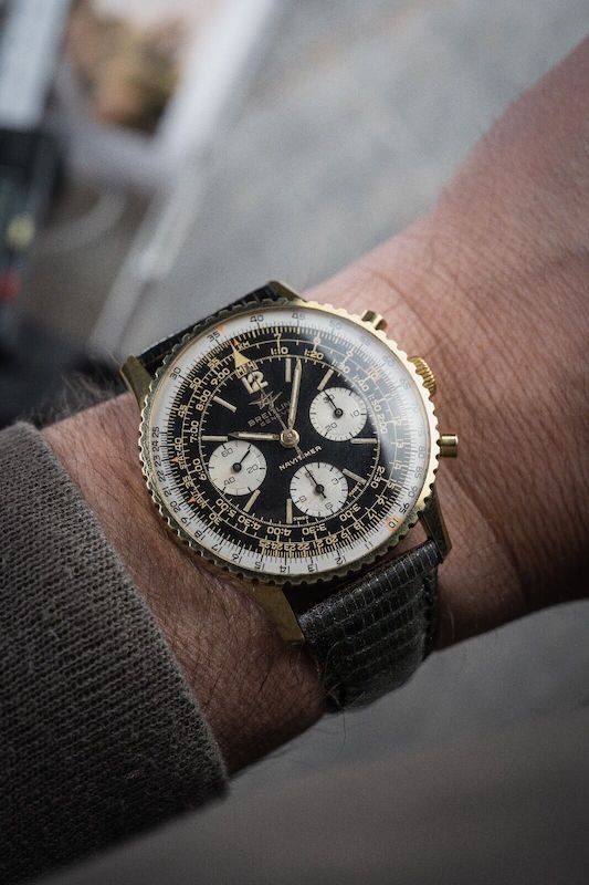 1967 Breitling Navitimer 806 Gold Plated Stunning