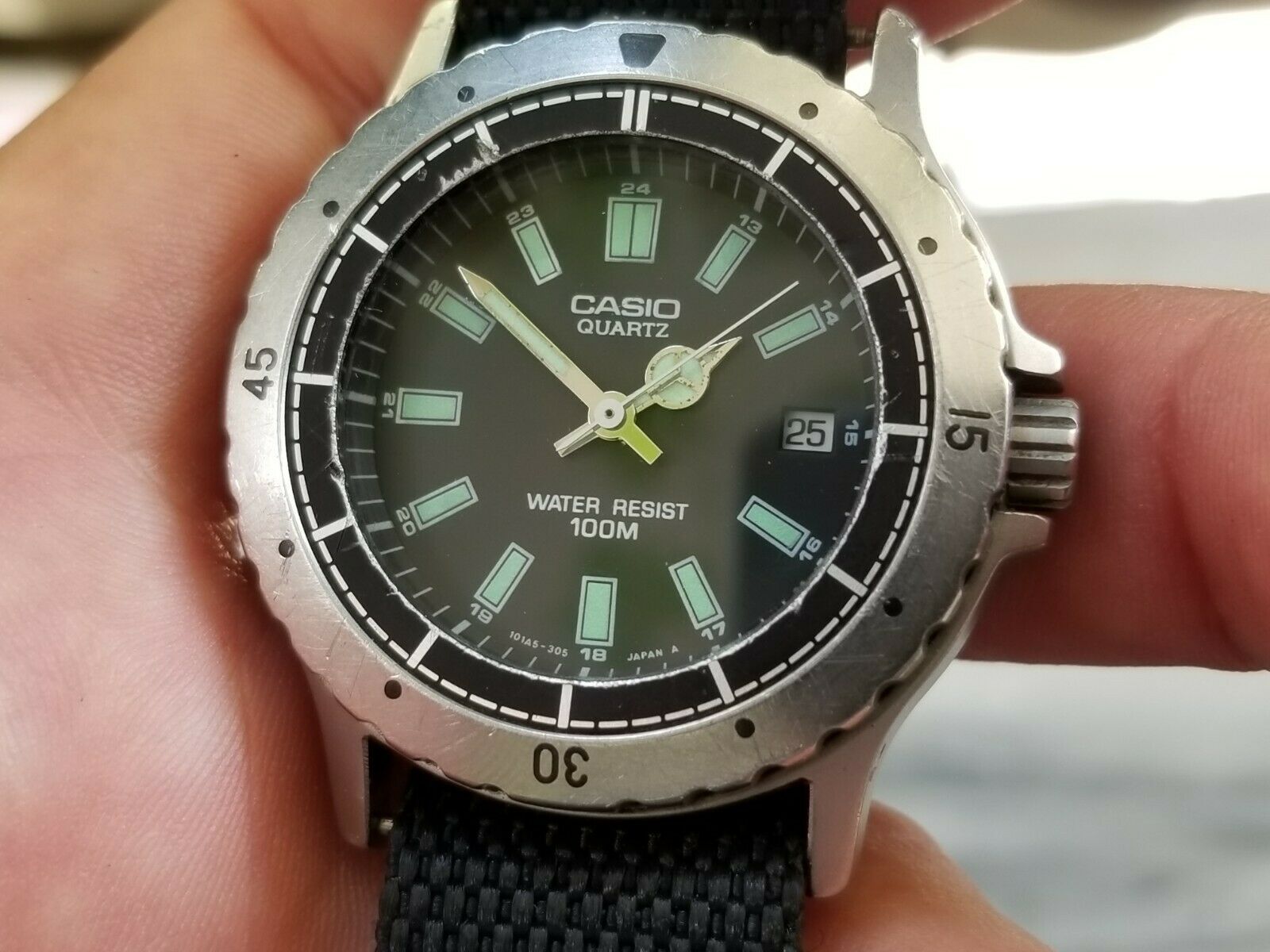 Casio diver store 100m