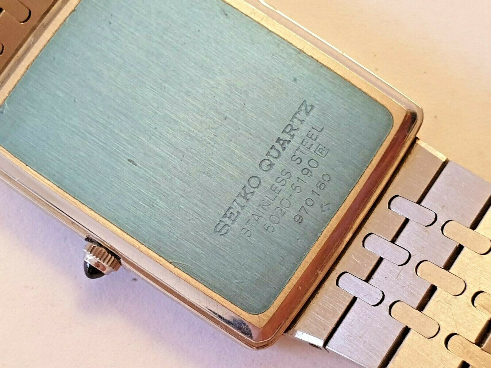 SEIKO CREDOR 6020-5190 QUARTZ Dress WATCH - NEEDS BATTERY
