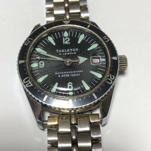 Vintage TARLETON watch Waterproof Shock Resistant 17Jewels #607 Waltham Vintage 17 Jewels Shock Resistant 1970 main image 3
