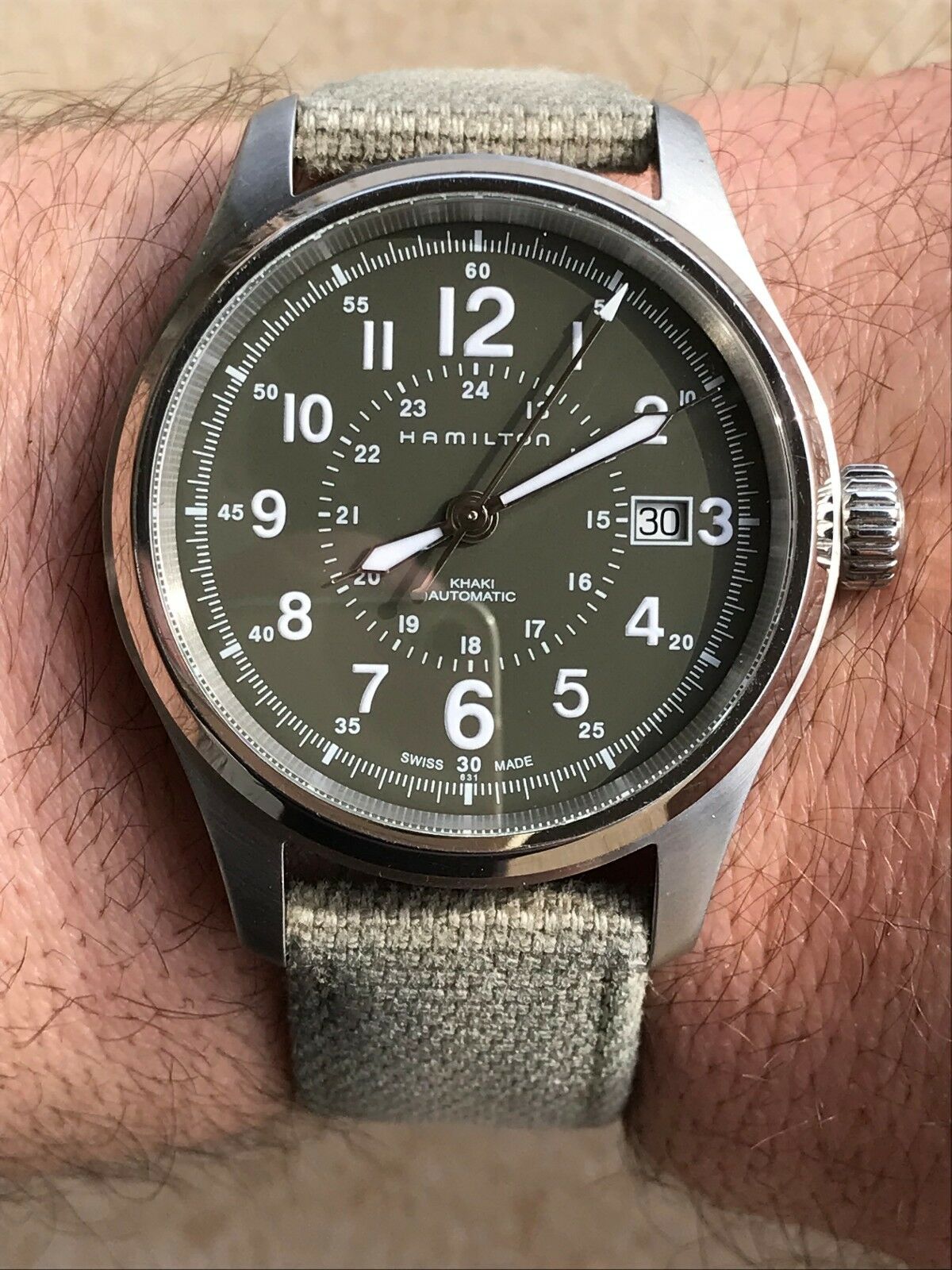 Hamilton h70595963 khaki field on sale watch