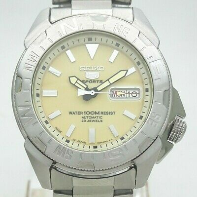 Used Seiko 5 Sports Diver SNZE83 Japan 7S36-02P0 Luminous Dia