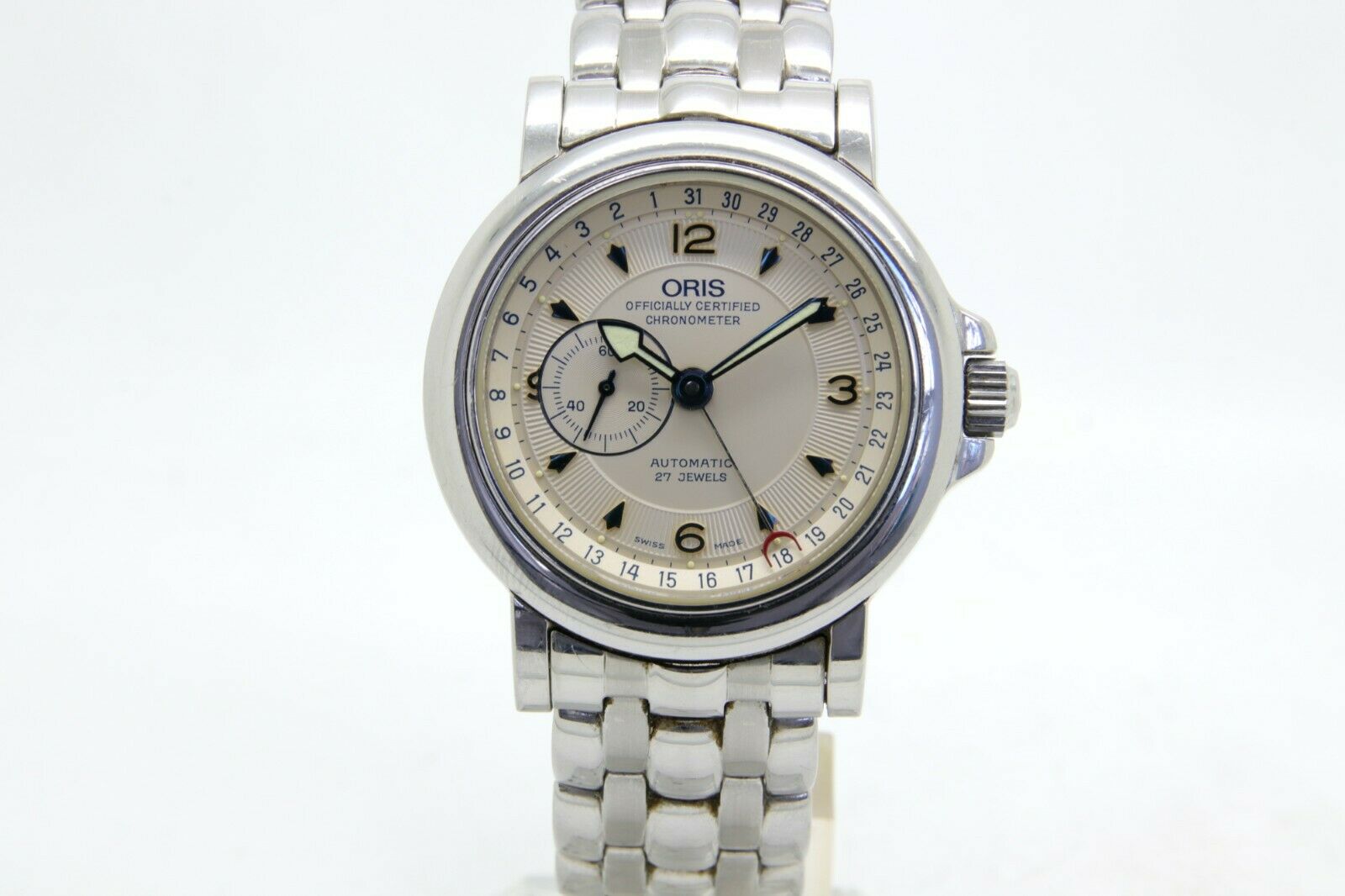 Oris Pointer Date Gents Certified Chronometer Automatic Bracelet