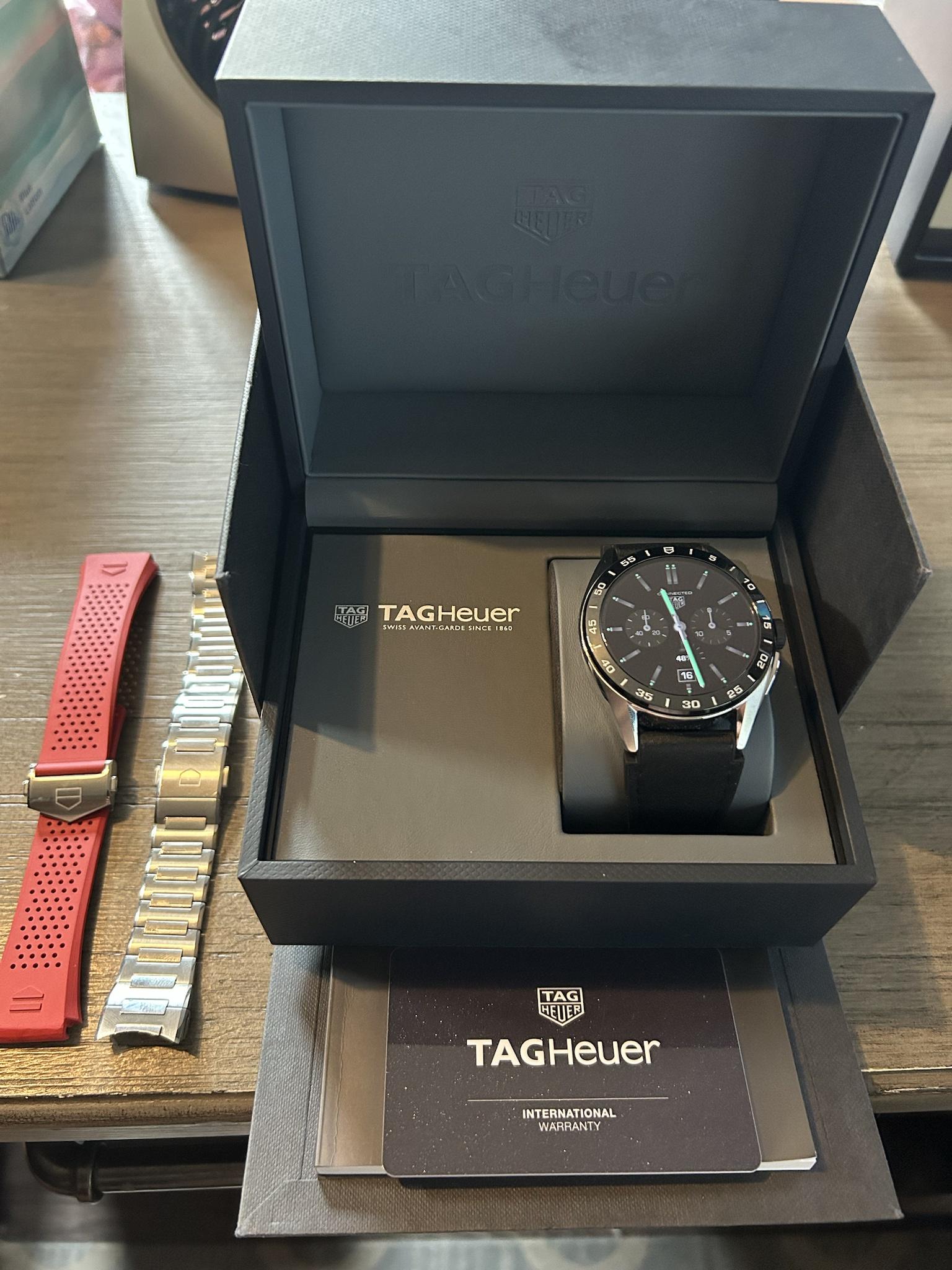 WTS PRICE REDUCED 1600 Tag Heuer connected E4 smartwatch with 3