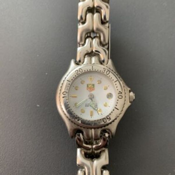 TAG HEUER professional 964 013-2 コンビ TAG HEUER 964.013 PROF 2000 GOLD DIAL 2-TONE G.P.+S.S.