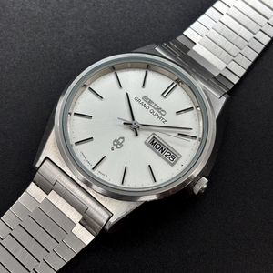 Vintage 1979 SEIKO KING Quartz 5856-8040 Men's Golden Watch from