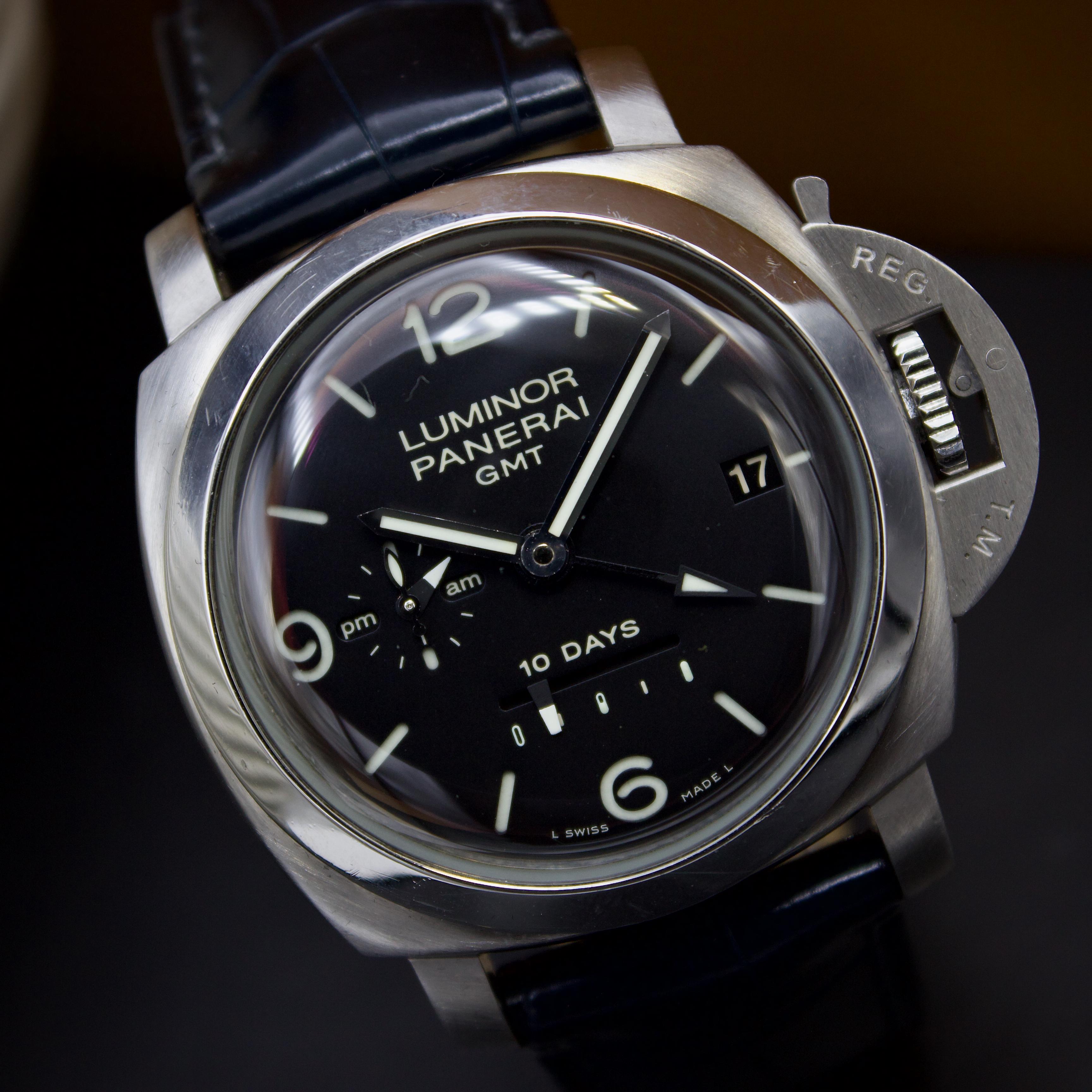 WTS eBay Card Panerai Luminor GMT PAM270 Like New Box Strap