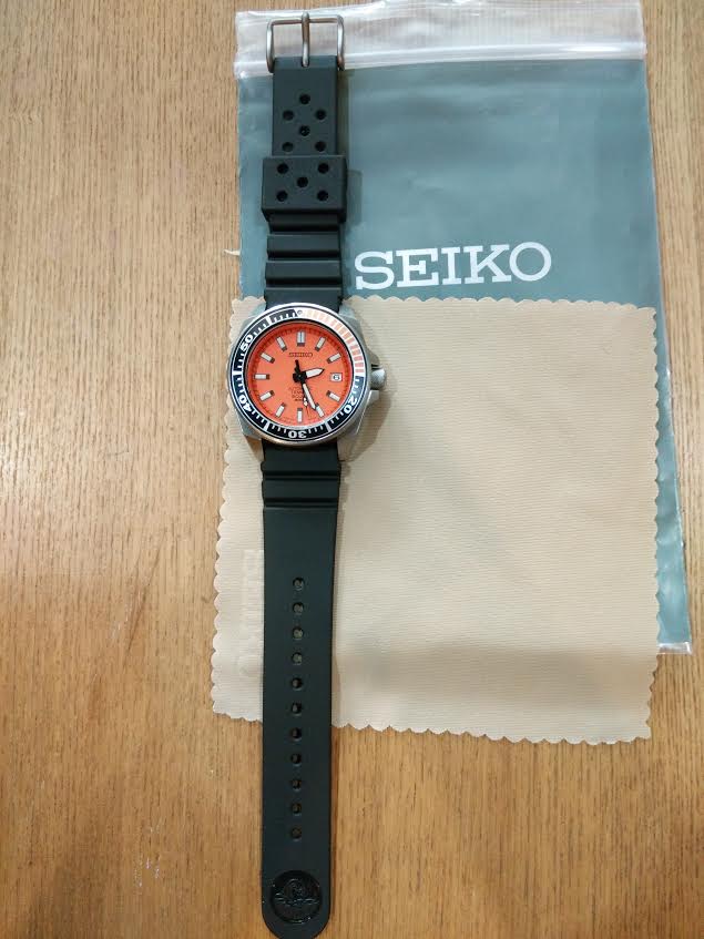 WTS Seiko samurai titanium sbda005 001 003 rubber strap with titanium  buckle US70 | WatchCharts