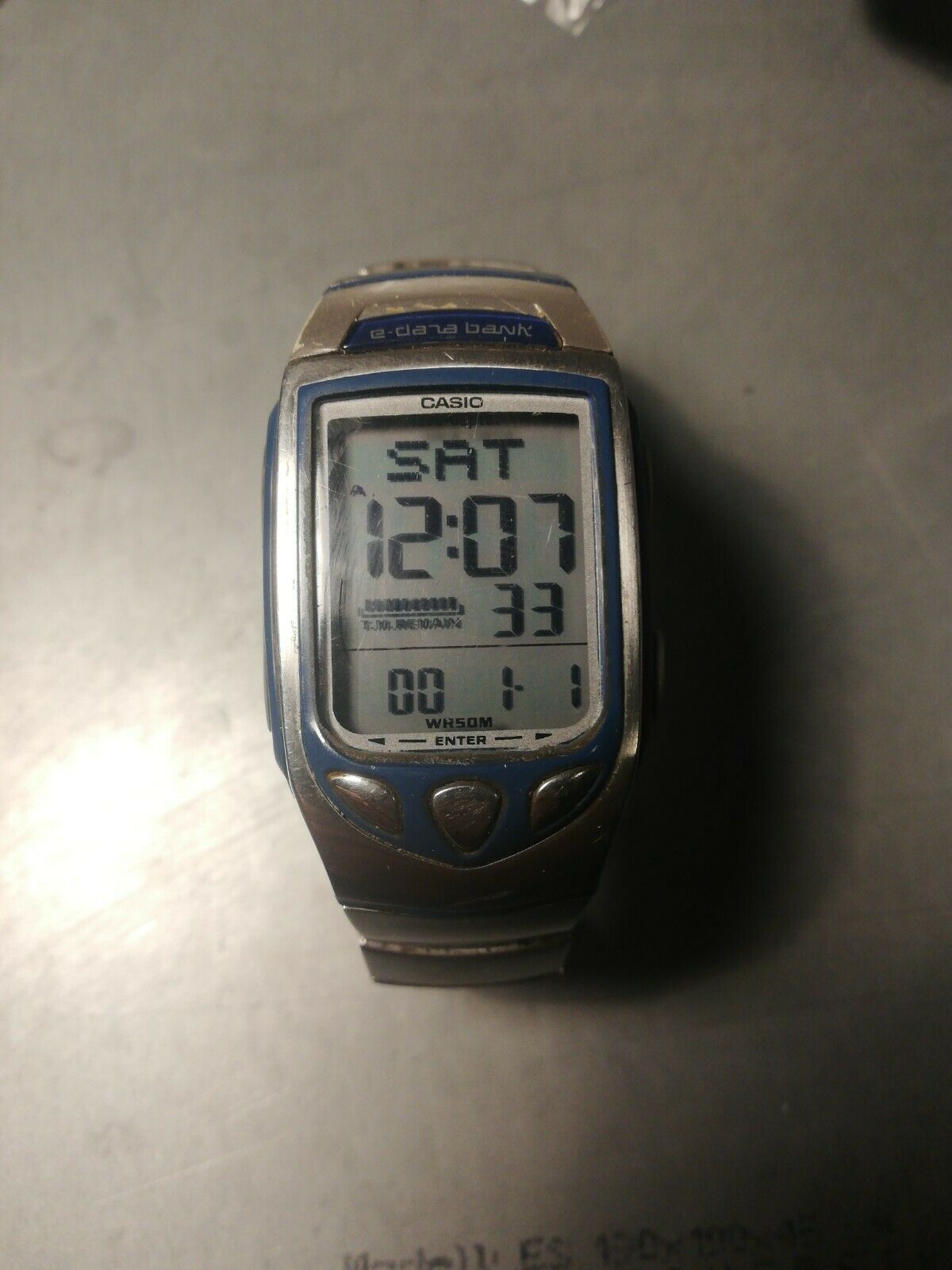 Vintage Rare Casio EDB-700 LCD used working watch new battery