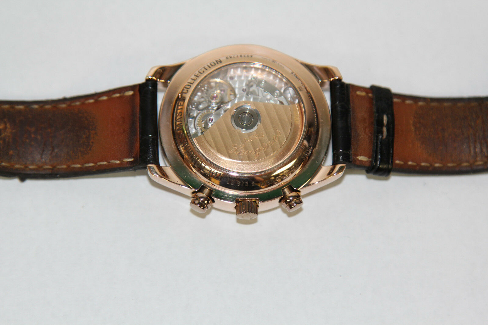 Longines L2.673.8.78.3 18K Rose Gold Master Collection Men's Watch 