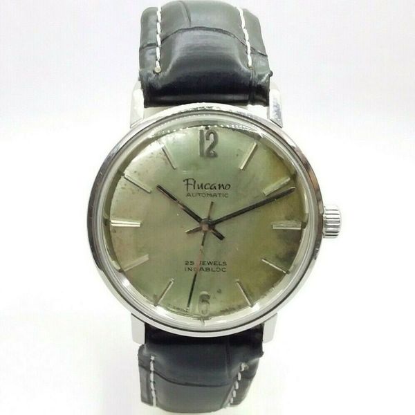 USED VINTAGE MEN'S FLUCANO AUTOMATIC 25 JEWELS INCABLOC EXCELLENT