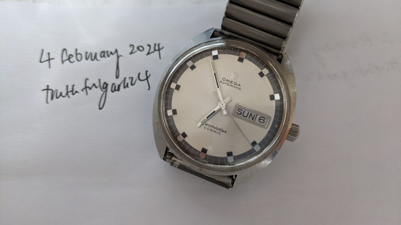 Omega seamaster 2024 cosmic 166.036