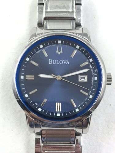 Men’s Bulova Blue Dial Stainless Steel Watch C837520 | WatchCharts ...