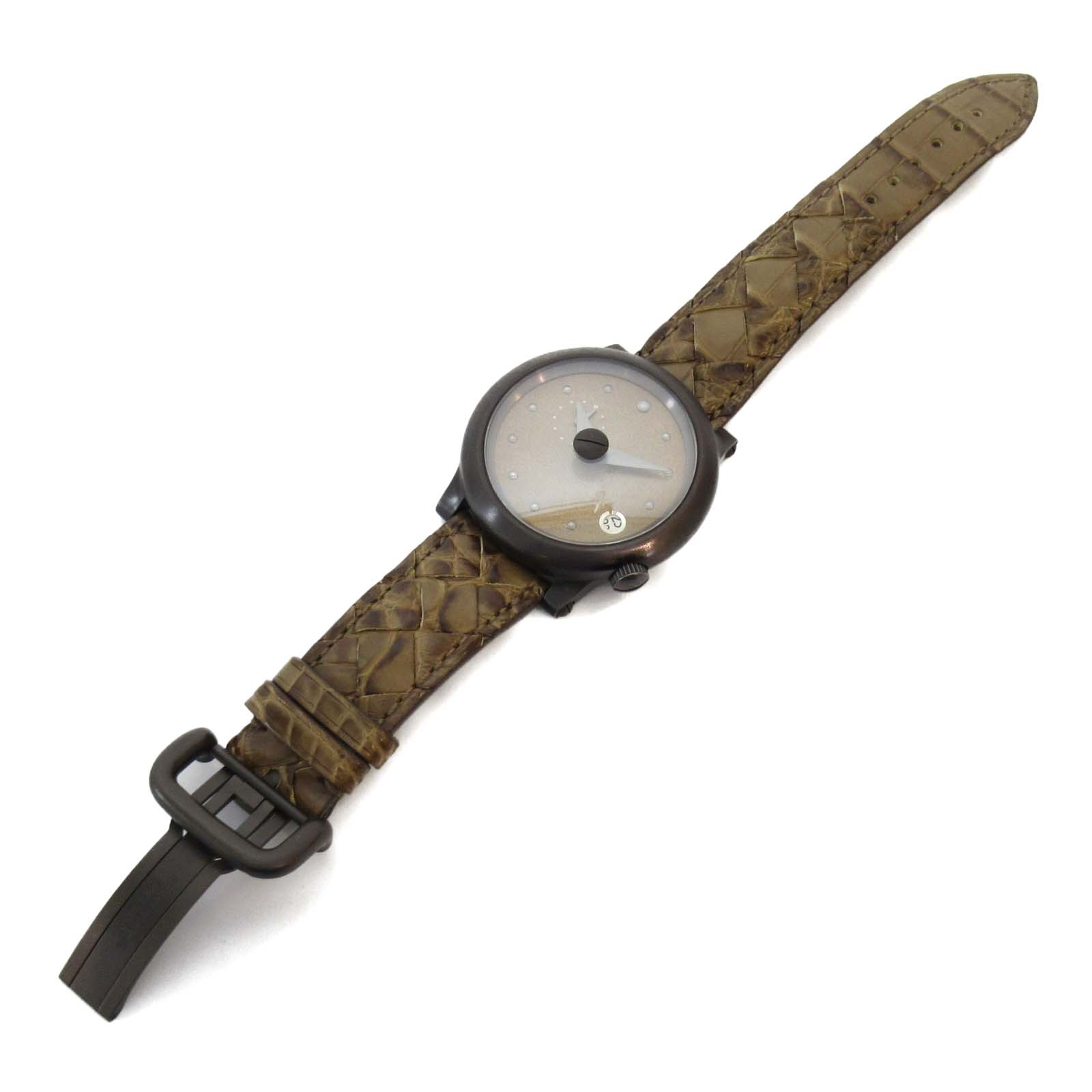 Bottega Veneta BOTTEGA VENETA BVX Girard Perregaux Small Seconds Watches  Watches Watches Stainless Steel Leather Belt Men's Brown Brown 35815 [Used]  | WatchCharts Marketplace