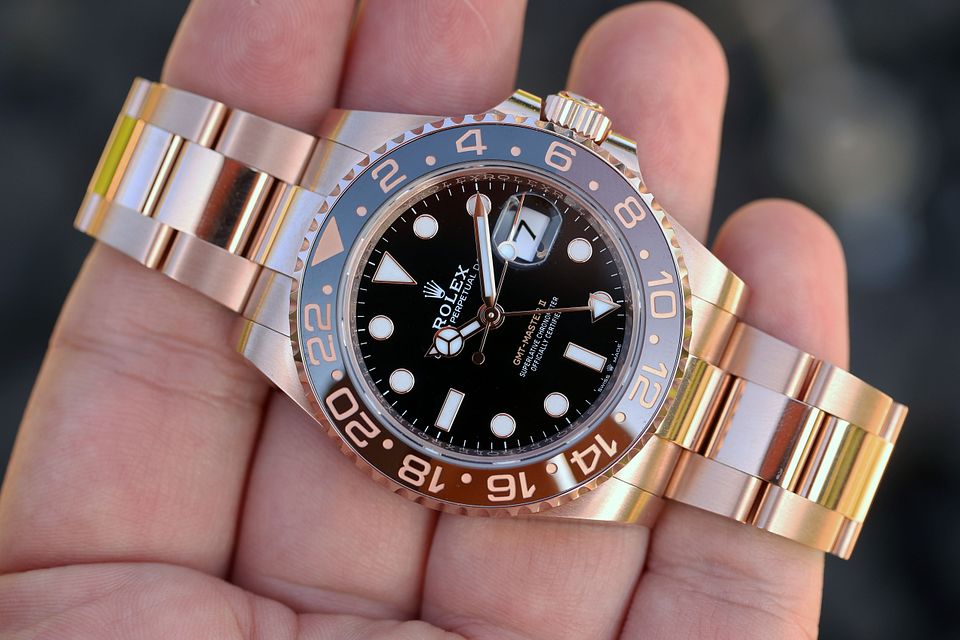 Rolex gmt master ii rose gold price sale