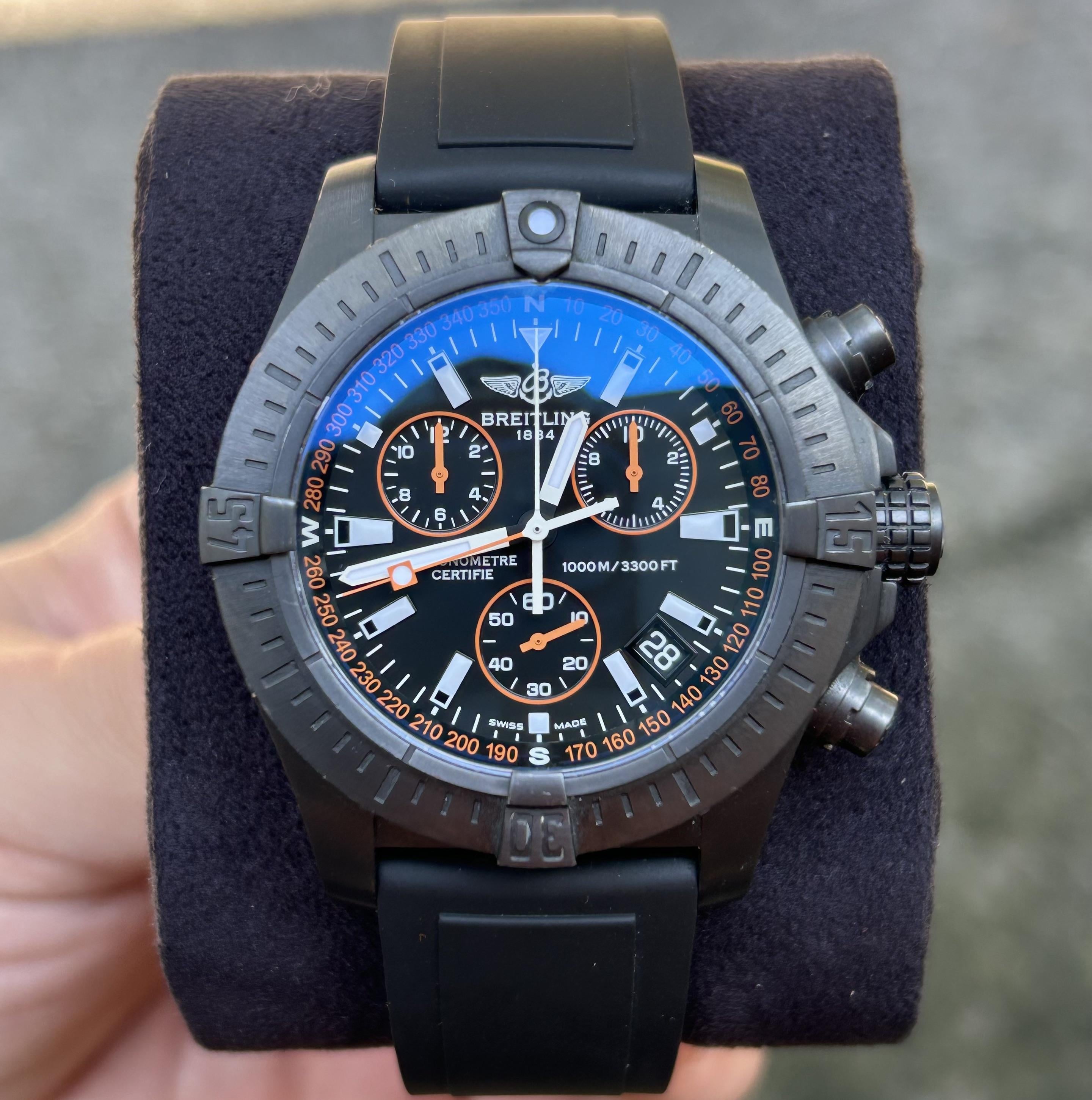 WTS Breitling Avenger Seawolf Limited Edition Black Steel