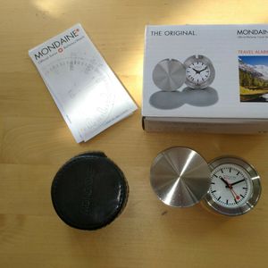 Mondaine Travel Alarm Watch New And Still In Its Original Box Watchcharts