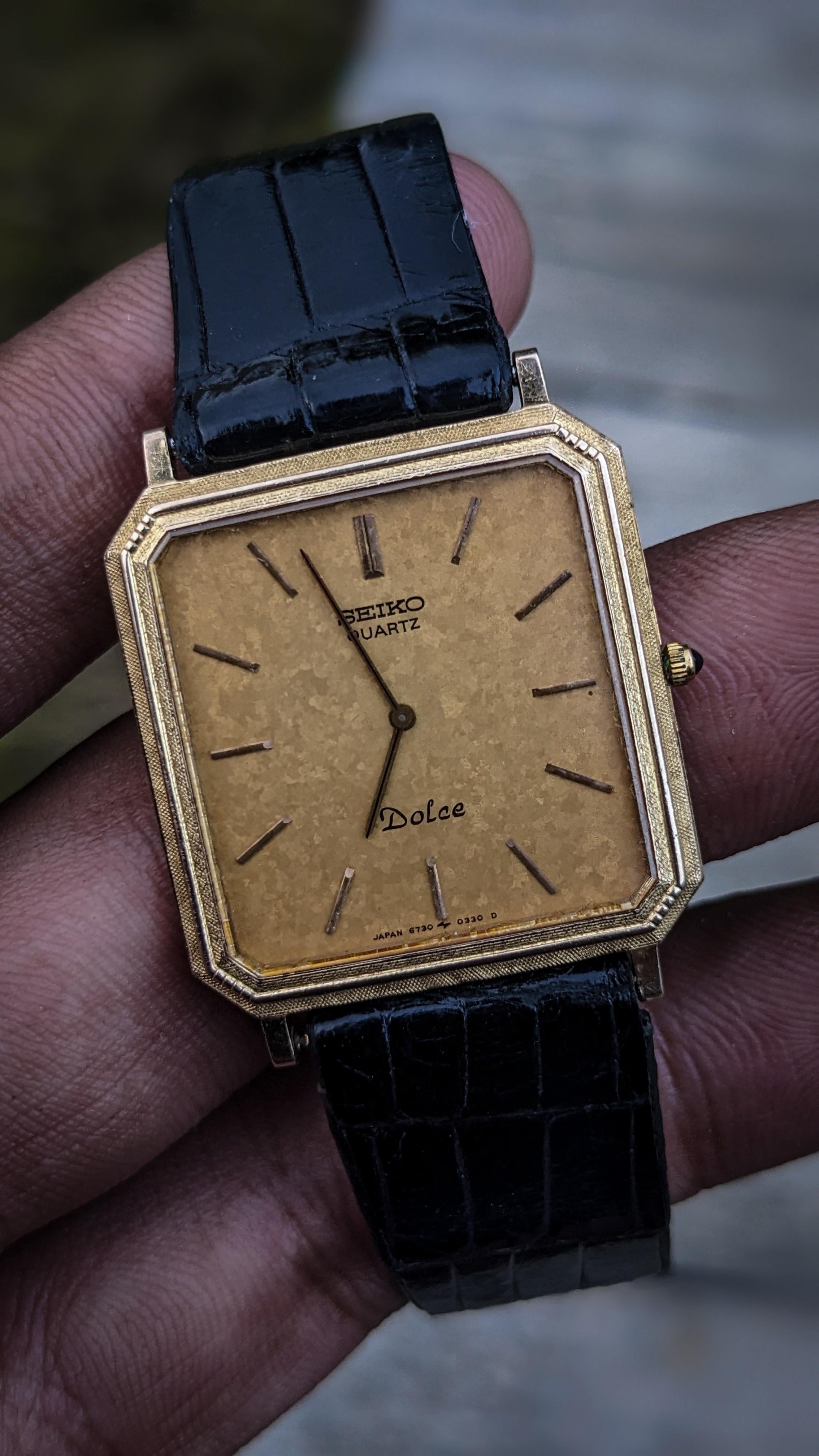 WTS] Rarest Solid Gold SEIKO Dolce | 6730-5160 | 10kt | old new