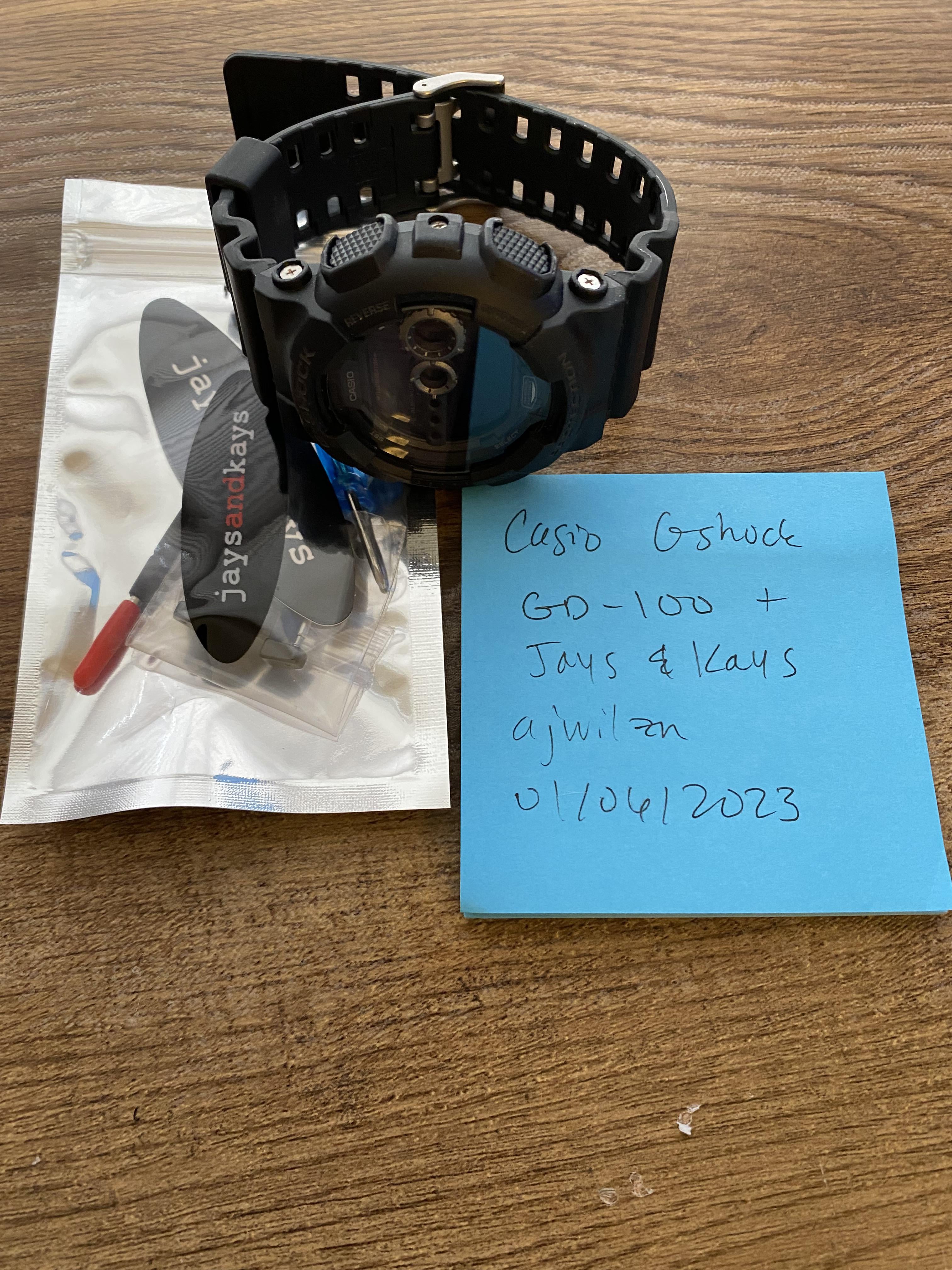 WTS Casio G Shock GD 100 Jays Kays conversion kit