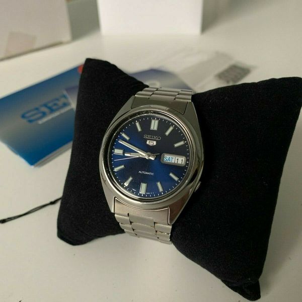 Seiko 5 Sports Blue Men's Watch - SNXS77 with 7S26 movement, box and ...