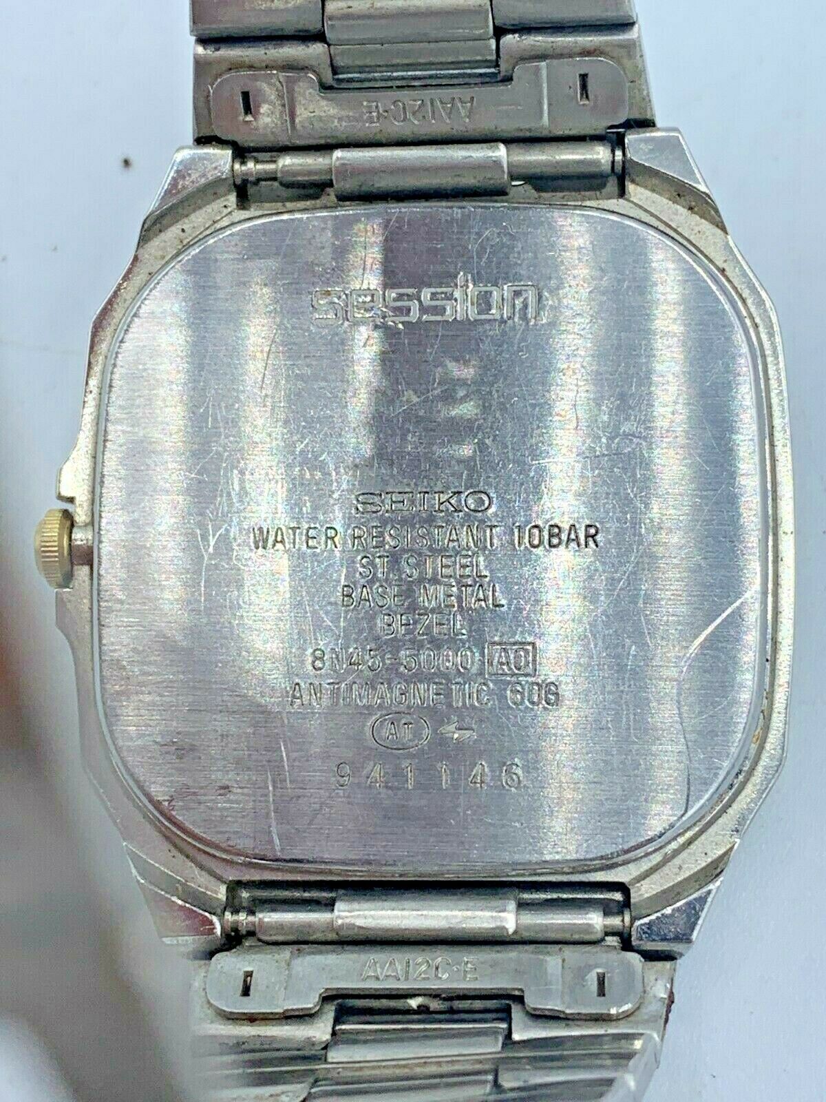 8N45-5000 SEIKO SESSION HIGH STANDARD VERSION Quartz MENS 8N45-5000 SEIKO SESSION HIGH STANDARD VERSION Quartz MENS