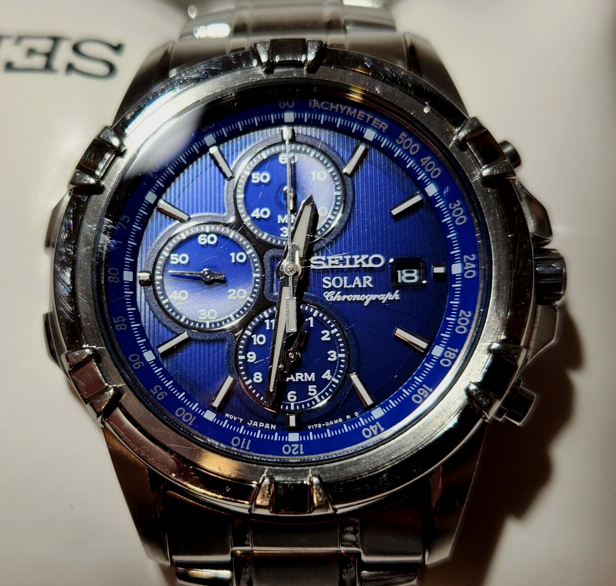 Seiko Solar Blue Men s Watch SSC141 WatchCharts Marketplace