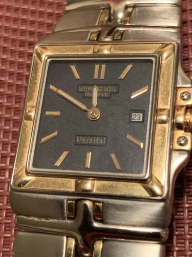 レイモンドウィルGENEVE Parsifal 9390 Raymond Weil Parsifal Carrè 9390 Steel / 18Kt Gold for