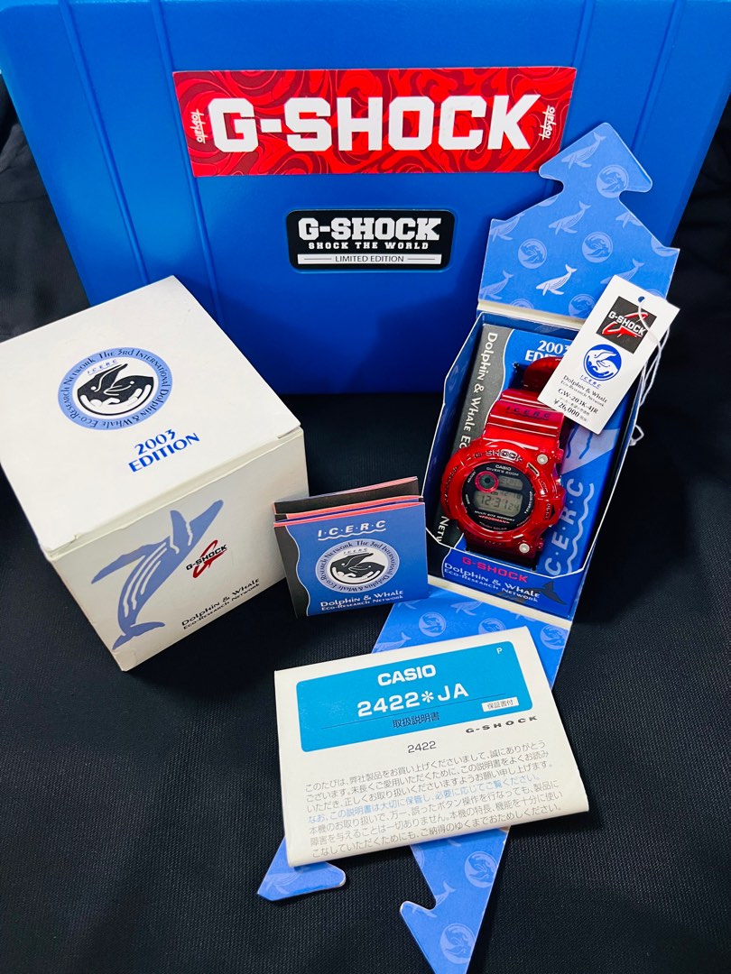 GW-203K-4JR Casio G-Shock Frogman ICERC Red Jelly | WatchCharts Marketplace