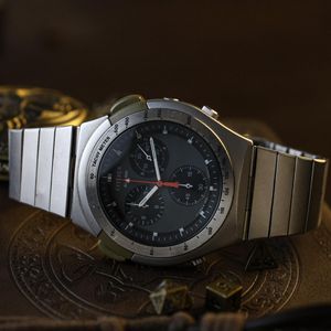 N MINT] Citizen Exceed 6770-H21319 Chronograph Moonphase Quartz