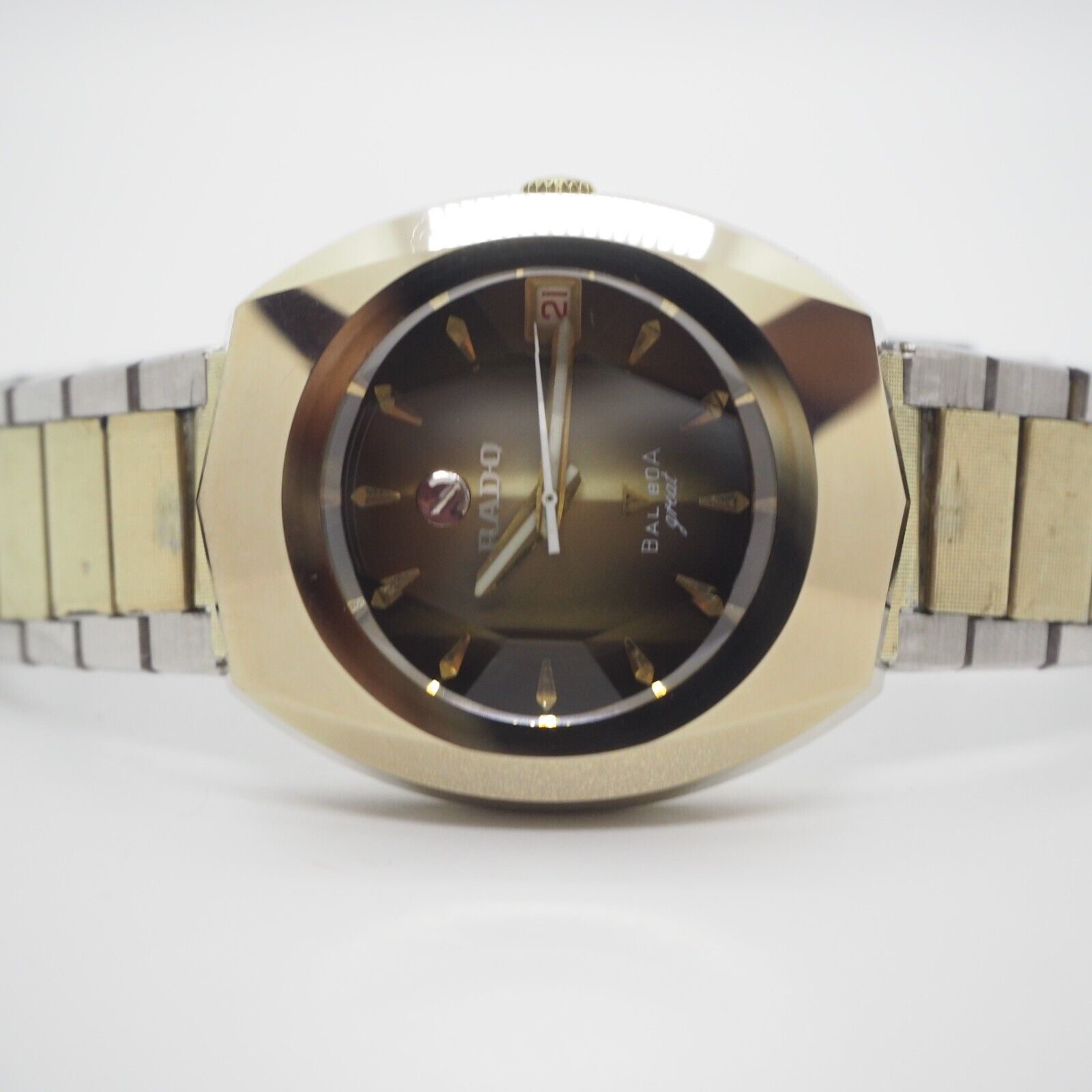 RADO BALBOA ラド RADO Balboa Vintage Automatic Gold 36mm Date Swiss Watch | eBay