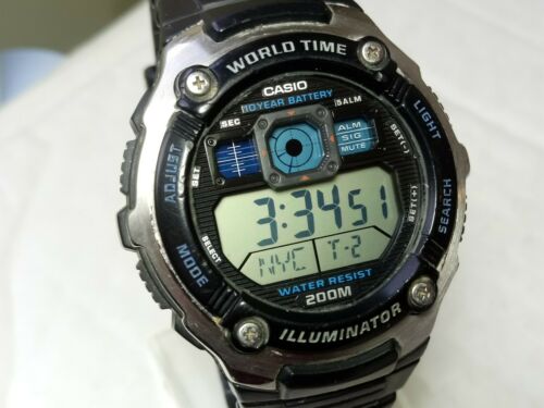 casio world time illuminator 200m