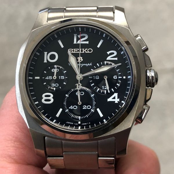 Seiko SAGJ001 Brightz Titanium HAQ chronograph | WatchCharts