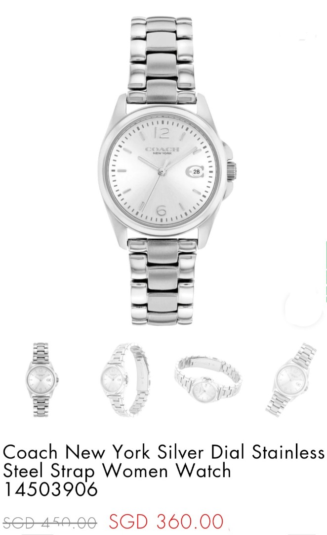 Coach ladies best sale watch sale