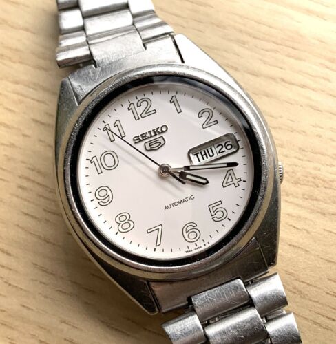 Seiko 5 7S26-3180 Working Automatic 37 MM Day Date Japan Watch | WatchCharts