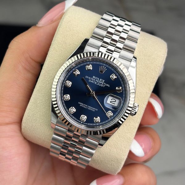 [WTS] 2025 Rolex Datejust 36, Blue Diamond Dial Jubilee 126234 — Like ...