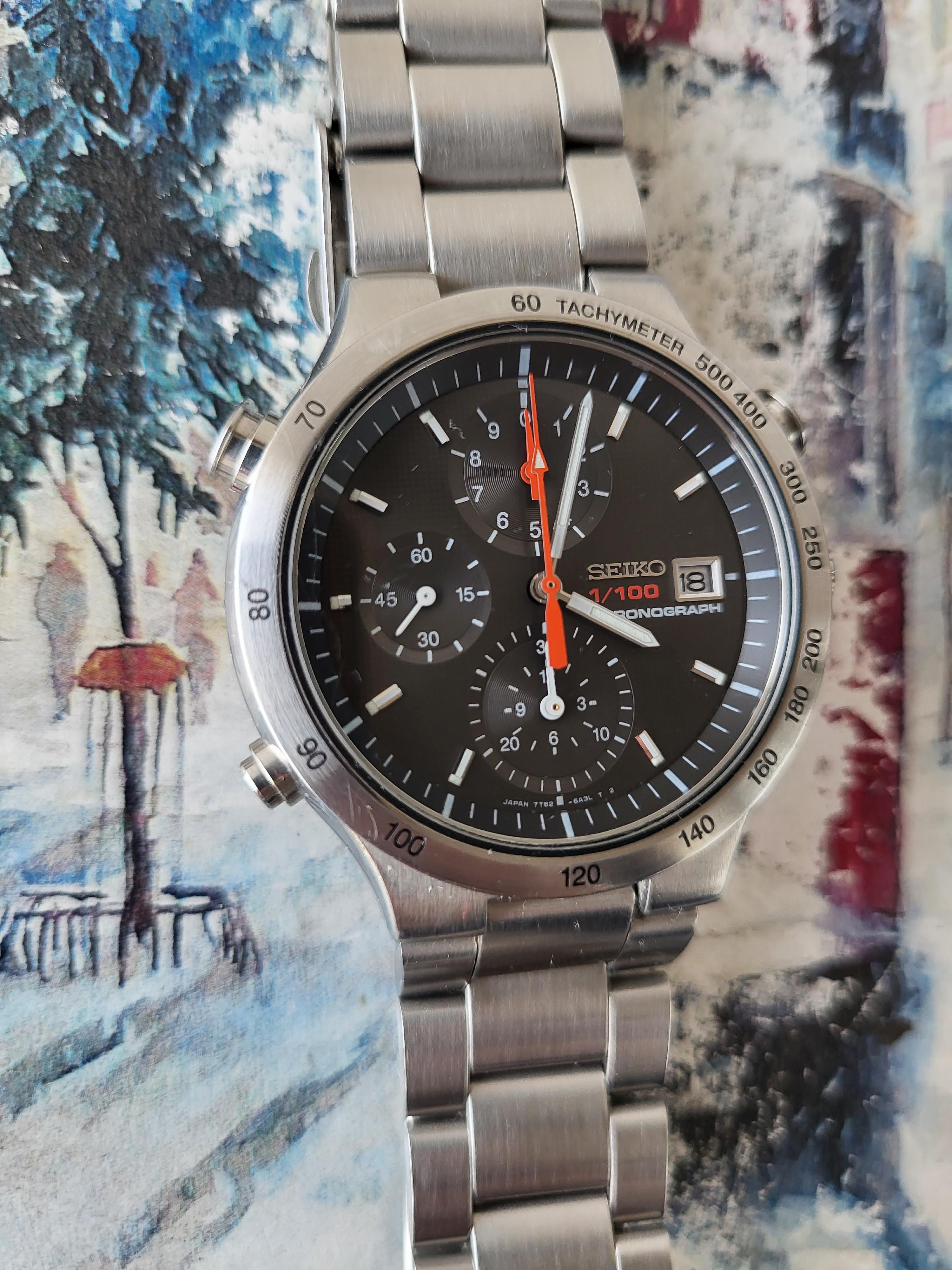 WTS] Seiko 7T52-6A30 1/100 Chronograph JDM Speedmaster | WatchCharts
